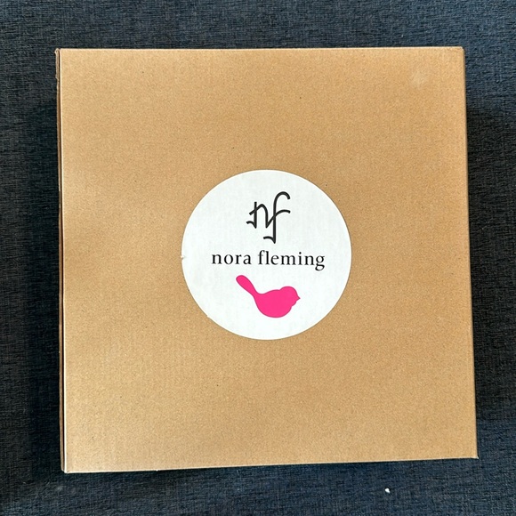 RETIRED PEARL DOT Nora Fleming Baby Bowl with Pumpkin Spice Mini - Picture 6 of 13